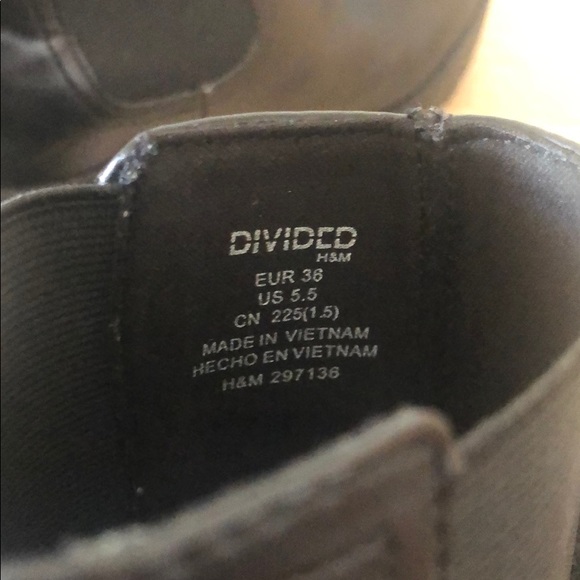 H&M Black Platform Ankles Booties - Picture 5 of 5